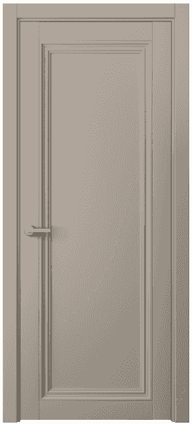 Дверь межкомнатная 2501 МБСК. Цвет Матовый бисквитный. Материал Гладкая эмаль. Коллекция Centro. Картинка.