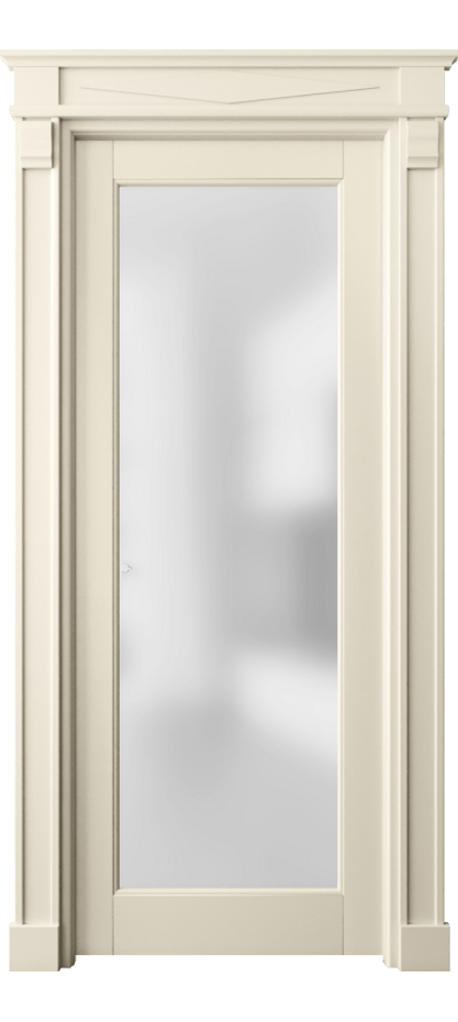 Межкомнатная дверь Toscana Elegante 6300 Бук марципановый Сатинированное стекло. Цена 62499 ₽ | Volhovec