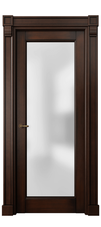 Межкомнатная дверь Toscana Elegante 6300 Бук тёмный с патиной Сатинированное стекло. Цена 146119 ₽ | Volhovec