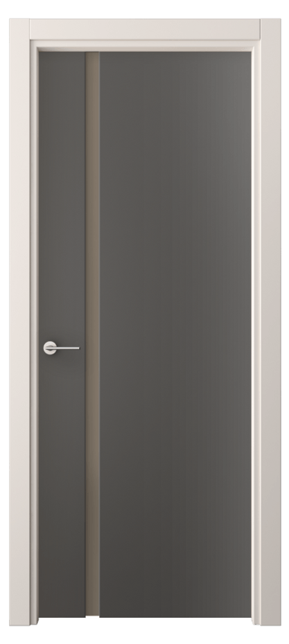 Межкомнатная дверь Freedom 4222 ПЭТ графитовый Сатинированное бронзовое стекло, триплекс Цена 30799 ₽ | Volhovec