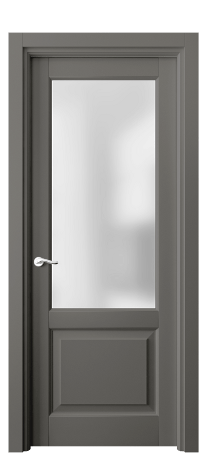 Межкомнатная дверь Lignum 0740 Бук классический серый Сатинированное стекло Цена 73439 ₽ | Volhovec