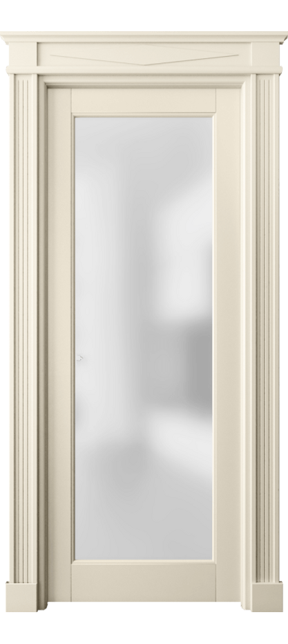 Межкомнатная дверь Toscana Elegante 6300 Бук марципановый Сатинированное стекло. Цена 62499 #CURRENCY# | Volhovec