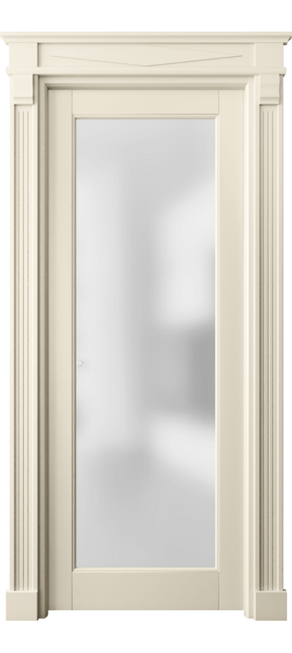 Межкомнатная дверь Toscana Elegante 6300 Бук марципановый Сатинированное стекло. Цена 62499 ₽ | Volhovec