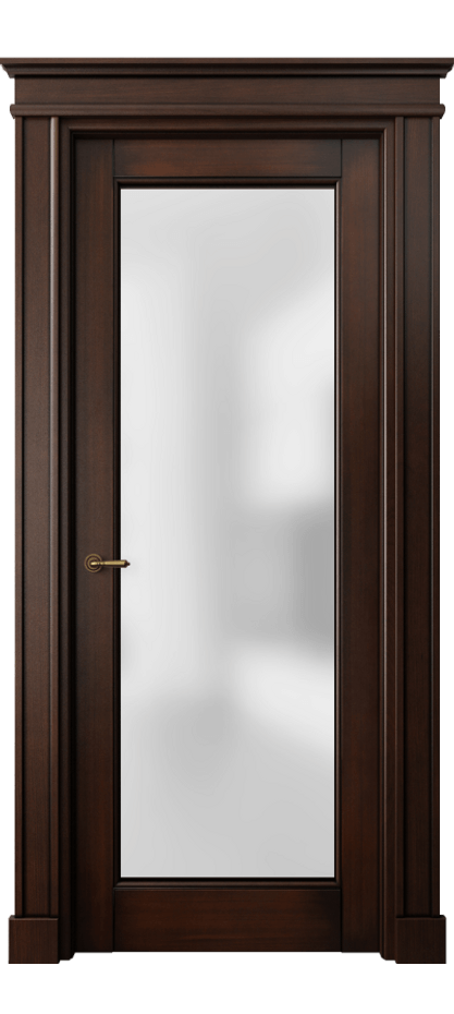 Межкомнатная дверь Toscana Elegante 6300 Бук тёмный с патиной Сатинированное стекло. Цена 166979 ₽ | Volhovec