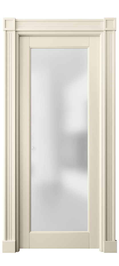 Межкомнатная дверь Toscana Elegante 6300 Бук марципановый Сатинированное стекло. Цена 62499 ₽ | Volhovec