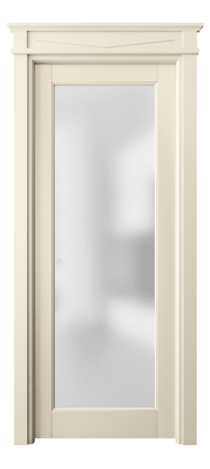 Межкомнатная дверь Toscana Elegante 6300 Бук марципановый Сатинированное стекло. Цена 62499 ₽ | Volhovec