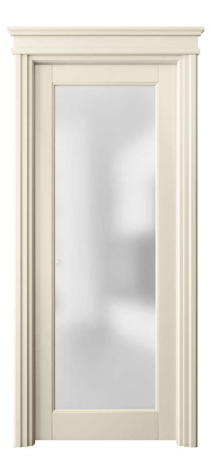 Межкомнатная дверь Toscana Elegante 6300 Бук марципановый Сатинированное стекло. Цена 62499 ₽ | Volhovec