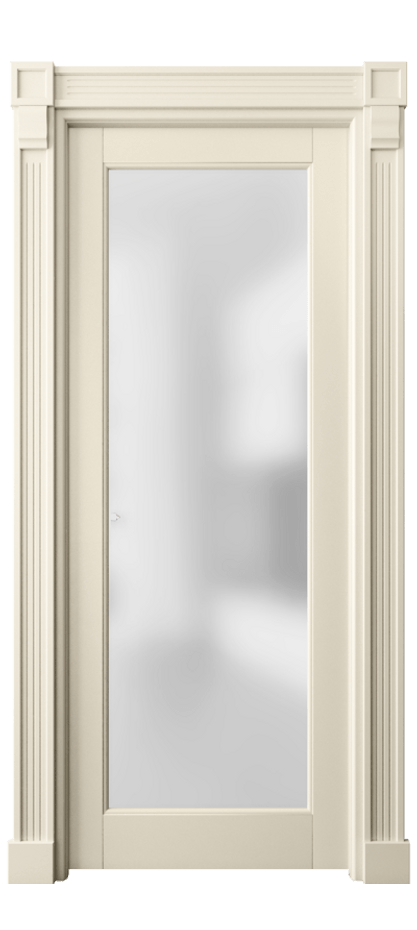 Межкомнатная дверь Toscana Elegante 6300 Бук марципановый Сатинированное стекло. Цена 62499 #CURRENCY# | Volhovec