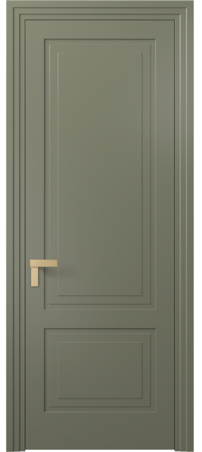 Межкомнатная дверь Рокка 8351 Матовый оливковый тёмный  Цена 66174 ₽ | Volhovec