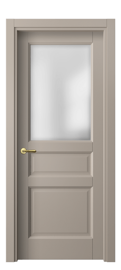 Межкомнатная дверь Галант 1432 Матовый бисквитный Сатинированное стекло Цена 43274 ₽ | Volhovec