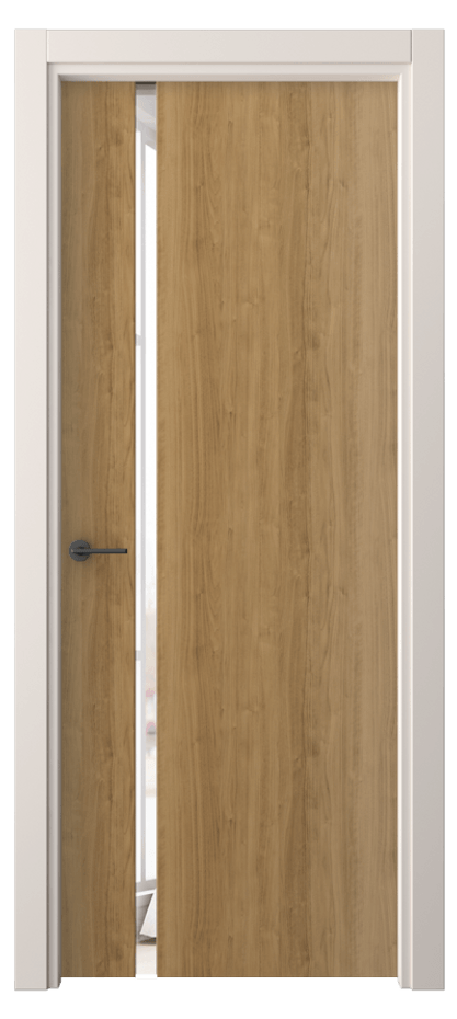 Межкомнатная дверь Фридом 4222 Грецкий орех Двустороннее зеркало, триплекс Цена 34974 ₽ | Volhovec