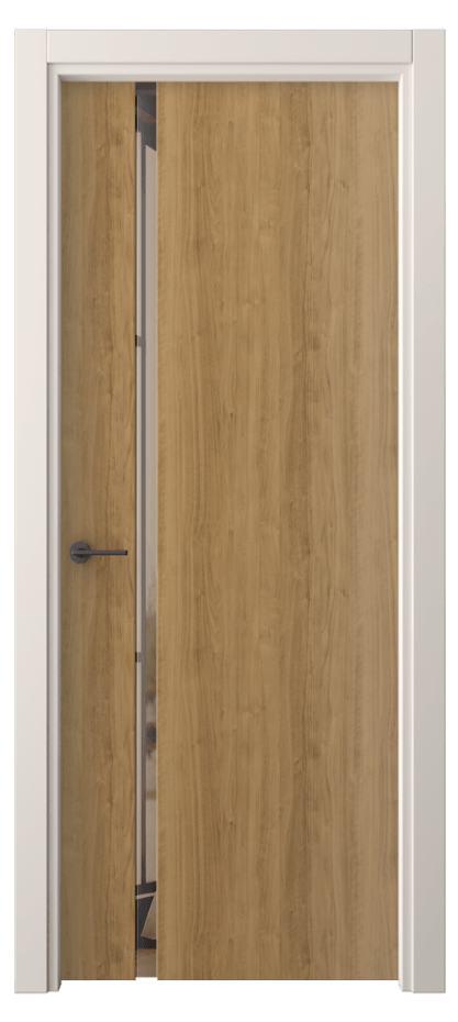 Межкомнатная дверь Фридом 4222 Грецкий орех Двустороннее бронзовое зеркало, триплекс Цена 34974 ₽ | Volhovec