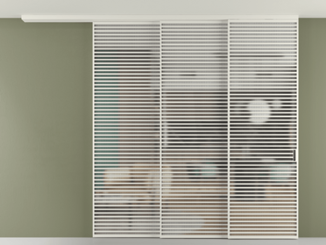 Перегородка Formato вдоль стены на потолок телескопик синхро 3 #VENDORCODE# #FURNISH# #GLASS# Цена #PRICE# #CURRENCY# | Volhovec