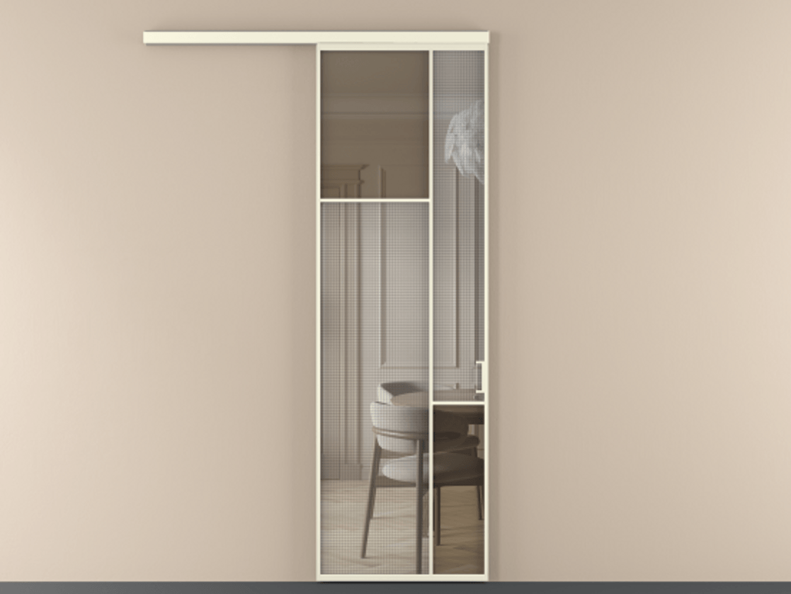 Перегородка Mosaic вдоль стены одностворчатая #VENDORCODE# #FURNISH# #GLASS# Цена #PRICE# #CURRENCY# | Volhovec