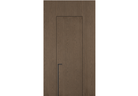 Панели для отделки стен Стеновая панель Фрезерованные Дуб серый матовый. Цвет Дуб серый матовый. Материал Шпон Naturwood. Коллекция Фрезерованные. Картинка.