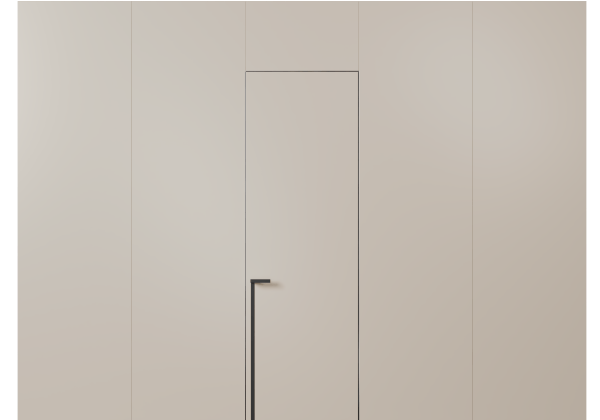 Панели для отделки стен Стеновая панель в эмали Матовый светло-бежевый. Цвет Матовый светло-бежевый. Материал Гладкая эмаль. Коллекция Эмаль. Картинка.