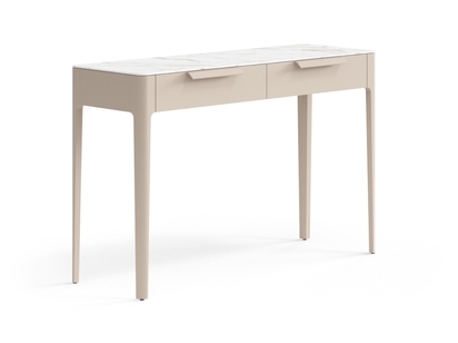Мебель Консоль Piega 2 ящика. Цвет Матовый бисквитный. Материал Гладкая эмаль. Коллекция Консоль Piega 2 ящика. Фото. Мебель Консоль Piega 2 ящика. Цвет Матовый бисквитный. Материал Гладкая эмаль. Коллекция Консоль Piega 2 ящика. Картинка.