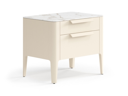 Мебель Тумба прикроватная Piega 2 ящика. Цвет Матовый светло-бежевый. Материал Гладкая эмаль. Коллекция Тумба прикроватная Piega 2 ящика. Фото. Мебель Тумба прикроватная Piega 2 ящика. Цвет Матовый светло-бежевый. Материал Гладкая эмаль. Коллекция Тумба прикроватная Piega 2 ящика. Картинка.