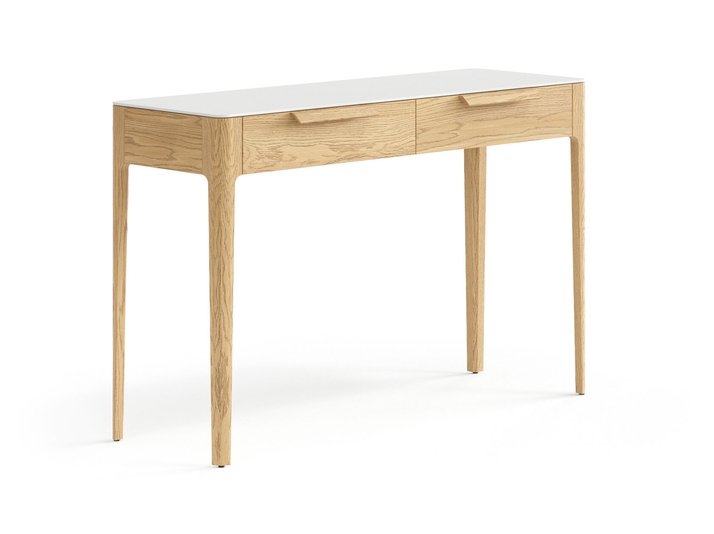 Мебель Консоль Piega 2 ящика. Цвет Дуб соломенный матовый. Материал Массив дуба матовый. Коллекция Консоль Piega 2 ящика. Фото. Мебель Консоль Piega 2 ящика. Цвет Дуб соломенный матовый. Материал Массив дуба матовый. Коллекция Консоль Piega 2 ящика. Картинка.