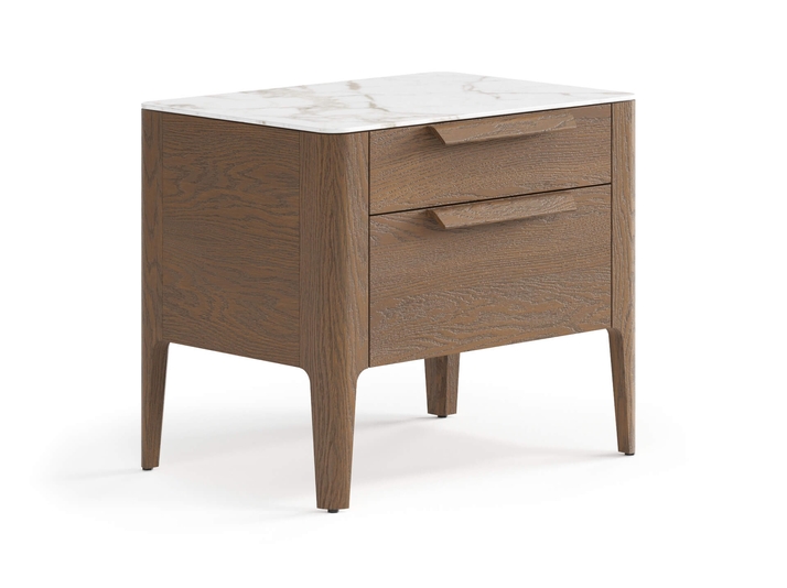 Мебель Тумба прикроватная Piega 2 ящика. Цвет Дуб туманный матовый. Материал Массив дуба матовый. Коллекция Тумба прикроватная Piega 2 ящика. Фото. Мебель Тумба прикроватная Piega 2 ящика. Цвет Дуб туманный матовый. Материал Массив дуба матовый. Коллекция Тумба прикроватная Piega 2 ящика. Картинка.