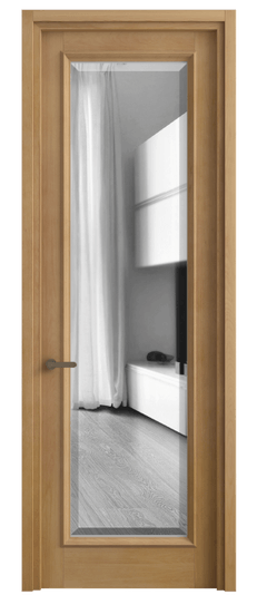 Дверь межкомнатная 6702 БНМ ЗЕР ФАЦ. Цвет Бук натуральный матовый. Материал Массив бука матовый. Коллекция Charm. Картинка.