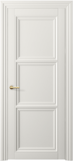 Дверь межкомнатная 2503 ПЭБЛ. Цвет ПЭТ белоснежный. Материал ПЭТ. Коллекция Centro. Картинка.
