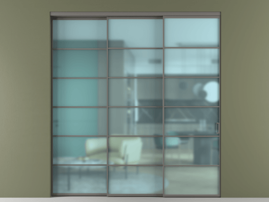 Алюминевая перегородка АЛПР 040.04_АКЛС_САТ ГОЛ_new. Цвет Алюминий классический серый. Материал Алюминий в эмали. Коллекция Перегородка Formato внутри проёма 3 створки с синхронным механизмом. Фото. Алюминевая перегородка АЛПР 040.04_АКЛС_САТ ГОЛ_new. Цвет Алюминий классический серый. Материал Алюминий в эмали. Коллекция Перегородка Formato внутри проёма 3 створки с синхронным механизмом. Картинка.