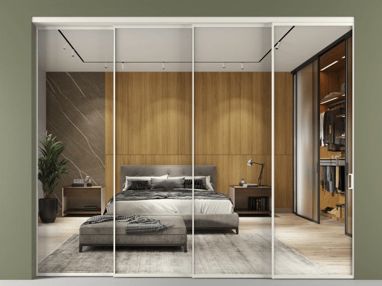 Алюминевая перегородка vn4_01 Зеркало триплекс БЕЛ. Цвет Алюминий Белый. Материал Алюминий. Коллекция Перегородка Formato внутри проёма 4 створки с синхронным механизмом. Фото. Алюминевая перегородка vn4_01 Зеркало триплекс БЕЛ. Цвет Алюминий Белый. Материал Алюминий. Коллекция Перегородка Formato внутри проёма 4 створки с синхронным механизмом. Картинка.