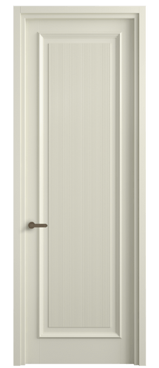 Дверь межкомнатная 6711 ММБ. Цвет Матовый молочно-белый. Материал Гладкая эмаль. Коллекция Шарм. Картинка.