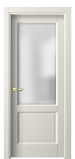 Дверь межкомнатная 1422 МЖМ САТ. Цвет Матовый жемчужный. Материал Гладкая эмаль. Коллекция Галант. Картинка.