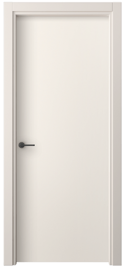 Дверь межкомнатная 0010 ПЭКБ. Цвет ПЭТ кремово-белый. Материал ПЭТ. Коллекция Freedom. Картинка.