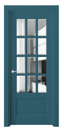 Дверь межкомнатная 6313 NCS S 4030-B. Цвет NCS NCS S 4030-B. Материал Массив бука эмаль. Коллекция Toscana Grigliato. Картинка.