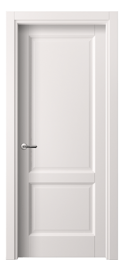 Дверь межкомнатная 1421 ПЭКС. Цвет ПЭТ кремово-серый. Материал ПЭТ. Коллекция Galant. Картинка.