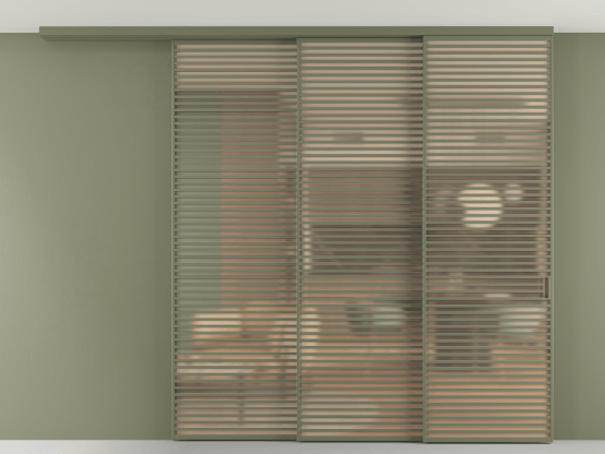 Алюминевая перегородка АЛПР 040.07_АОТ_САТ ОРАНЖ_new. Цвет Алюминий оливковый тёмный. Материал Алюминий в эмали. Коллекция Перегородка Formato вдоль стены на потолок 3 створки с синхронным механизмом. Фото. Алюминевая перегородка АЛПР 040.07_АОТ_САТ ОРАНЖ_new. Цвет Алюминий оливковый тёмный. Материал Алюминий в эмали. Коллекция Перегородка Formato вдоль стены на потолок 3 створки с синхронным механизмом. Картинка.