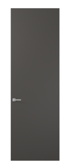 Дверь межкомнатная ПУ 0010 ПЭГФ. Цвет ПЭТ графитовый. Материал ПЭТ. Коллекция Planum. Картинка.