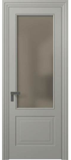 Межкомнатная дверь 8352 МНСР Бронза сатин. Цвет Матовый нейтральный серый. Материал Гладкая эмаль. Коллекция Rocca. Фото. Дверь межкомнатная 8352 МНСР Бронза сатин. Цвет Матовый нейтральный серый. Материал Гладкая эмаль. Коллекция Rocca. Картинка.