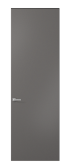 Дверь межкомнатная ПУ 0010 - planum МКЛС Матовый классический серый. Цвет Матовый классический серый. Материал Гладкая эмаль. Коллекция Planum. Картинка.