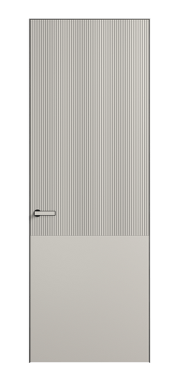 Дверь межкомнатная ПУ 8205 МОС Матовый облачно-серый. Цвет Матовый облачно-серый. Материал Гладкая эмаль. Коллекция Velvet. Картинка.