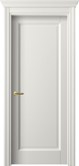 Дверь межкомнатная 1401 СТБЛ. Цвет Софт-тач белоснежный. Материал Полипропилен. Коллекция Galant. Картинка.