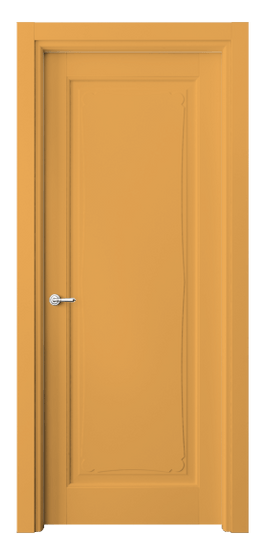Дверь межкомнатная 6321 Пастельно-жёлтый RAL 1034. Цвет RAL Пастельно-жёлтый RAL 1034. Материал Массив бука эмаль. Коллекция Toscana Elegante. Картинка.