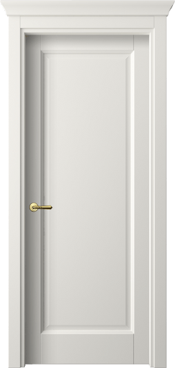 Дверь межкомнатная 1401 СТБЛ. Цвет Софт-тач белоснежный. Материал Полипропилен. Коллекция Galant. Картинка.