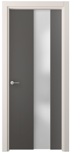 Дверь межкомнатная 4226 ПЭГФ САТ. Цвет ПЭТ графитовый. Материал ПЭТ. Коллекция Freedom. Картинка.