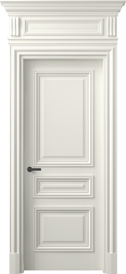 Дверь межкомнатная 7305 МЖМ . Цвет Матовый жемчужный. Материал Гладкая эмаль. Коллекция Антик. Картинка.