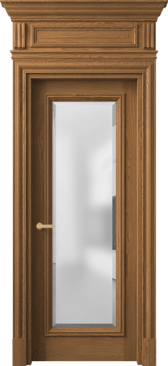 Дверь межкомнатная 7300 ДПР.М САТ-Ф. Цвет Дуб пряный матовый. Материал Массив дуба матовый. Коллекция Антик. Картинка.