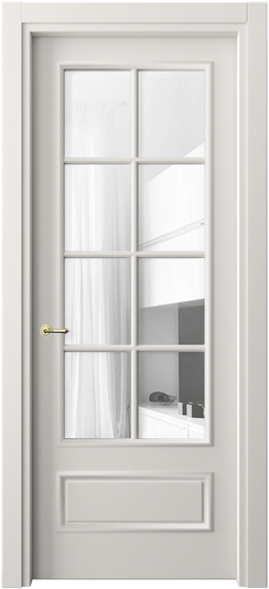 Межкомнатная дверь 8112 МПБЛ ПРОЗ. Цвет Матовый пудровый белый. Материал Гладкая эмаль. Коллекция Paris. Фото. Дверь межкомнатная 8112 МПБЛ ПРОЗ. Цвет Матовый пудровый белый. Материал Гладкая эмаль. Коллекция Paris. Картинка.