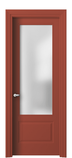 Дверь межкомнатная 8542 NCS S 3040-Y80R САТ. Цвет NCS NCS S 3040-Y80R. Материал Гладкая эмаль. Коллекция Esse. Картинка.