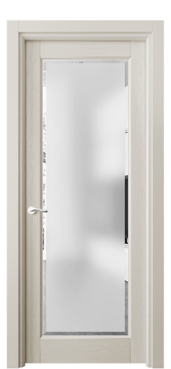 Дверь межкомнатная 0700 ДОС САТ-Ф. Цвет Дуб облачный серый. Материал Массив дуба эмаль. Коллекция Лигнум. Картинка.