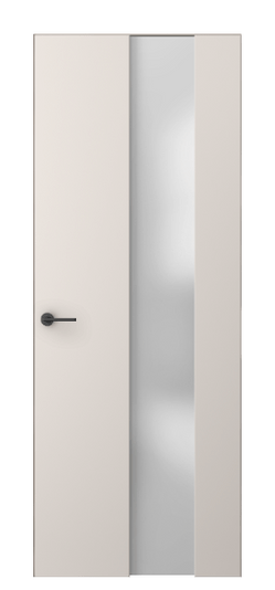 Дверь межкомнатная 4226 ПЭТБ САТ. Цвет ПЭТ тёплый-белый. Материал ПЭТ. Коллекция Freedom. Картинка.