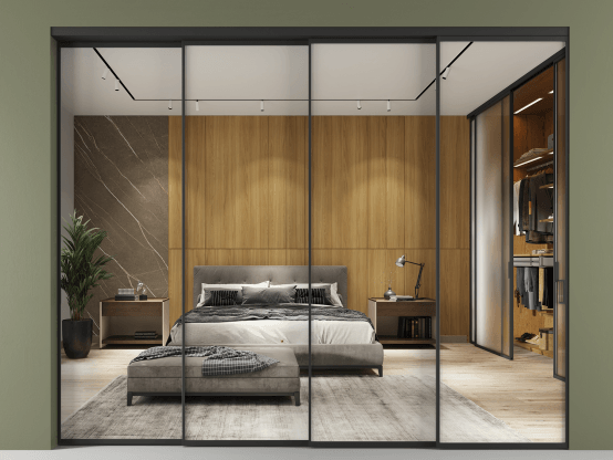 Алюминевая перегородка vn4_01 Зеркало триплекс ЧЕР. Цвет Алюминий Черный. Материал Алюминий. Коллекция Перегородка Formato внутри проёма 4 створки с синхронным механизмом. Фото. Алюминевая перегородка vn4_01 Зеркало триплекс ЧЕР. Цвет Алюминий Черный. Материал Алюминий. Коллекция Перегородка Formato внутри проёма 4 створки с синхронным механизмом. Картинка.