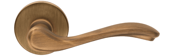 Ручки для дверей Ручка дверная Бьюти. Цвет Матовая бронза. Коллекция Бьюти. Картинка.